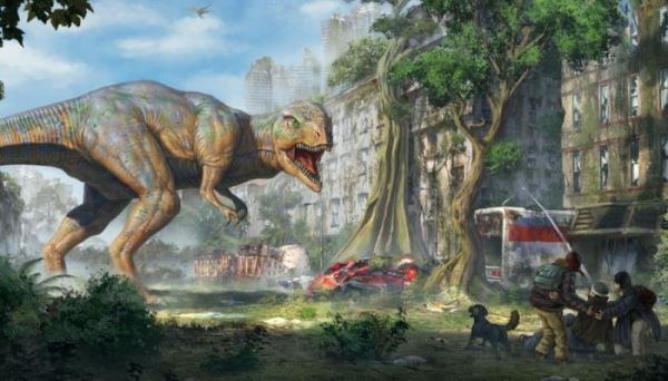 Динозавры и гигантские люди сосуществовали на Земле